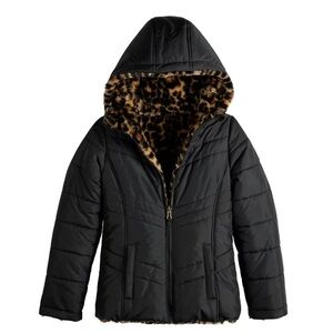 Reversible girls coat